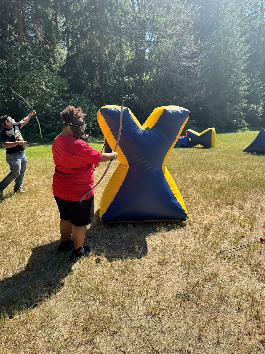 Youth archery tag outing